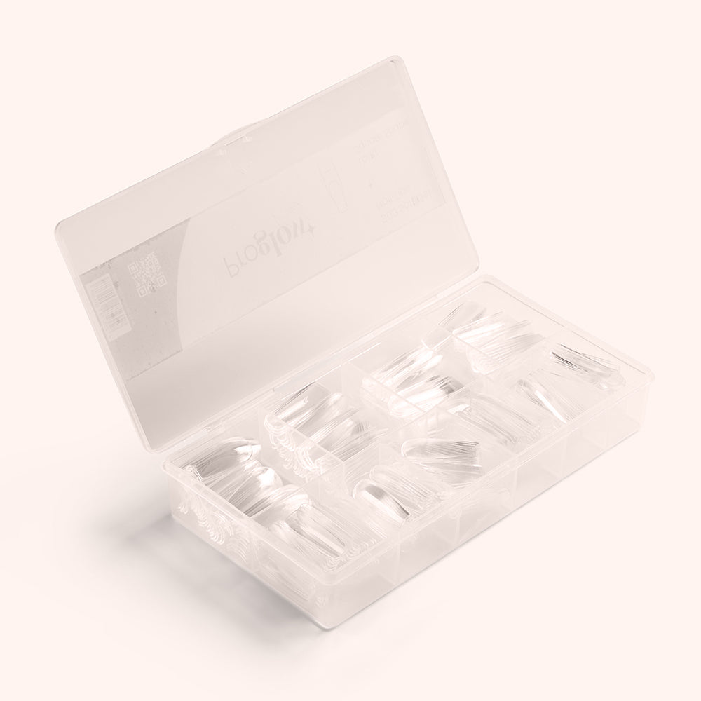 Soft Gel Nail Tips Long Standard/Long Square Shape (pose américaine) 500 en coffret 3