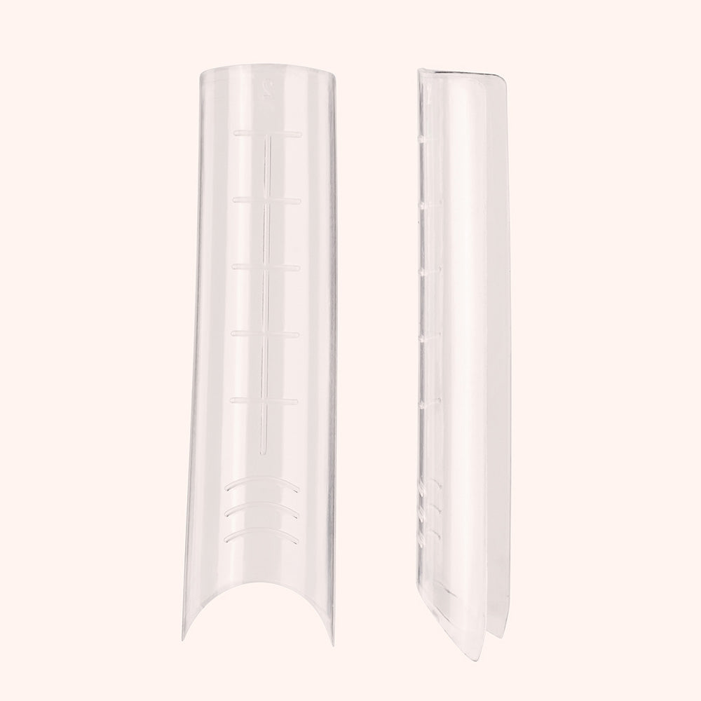 Popits - Dual Tips Square - Press-On Tips Form 2 (C-Curve) - 120 pièces 2