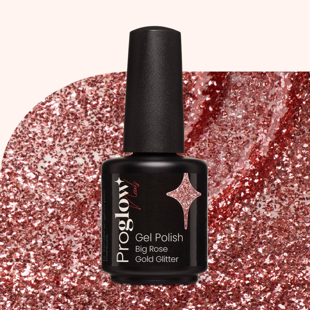 Gel Polish VSP Big Rose Gold Glitter