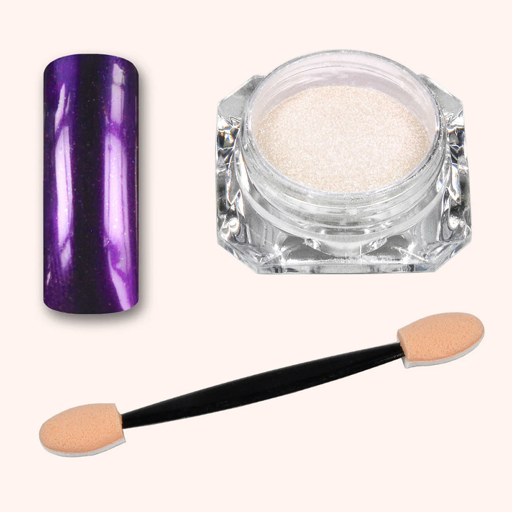 Miroir Chrome Poudre Purple Reflection
