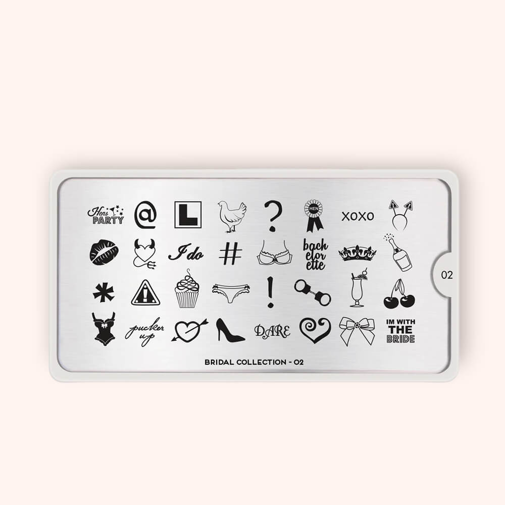 Plaque Stamping Bridal 02 - MoYou London