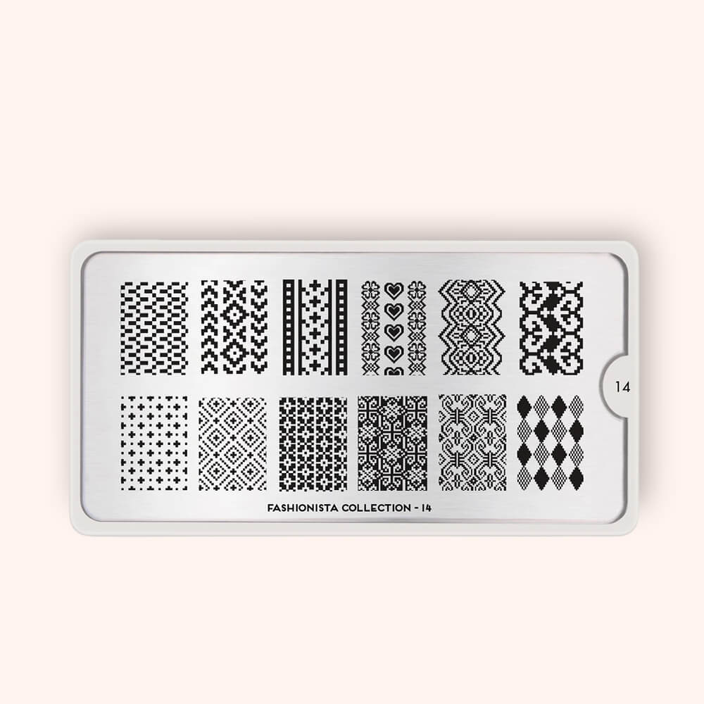 Plaque Stamping Fashionista 14 - MoYou London