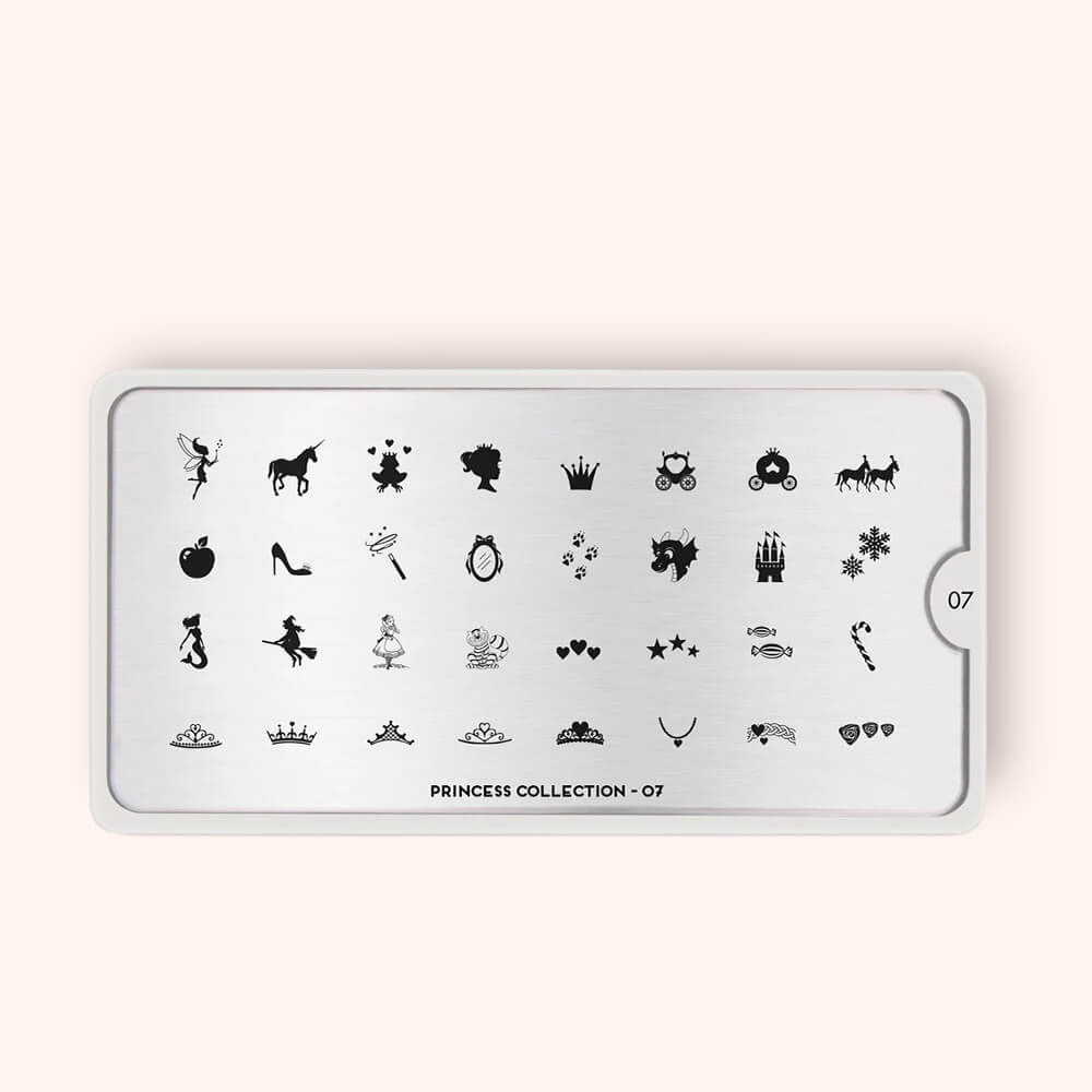 Plaque Stamping Princess 07 - MoYou London