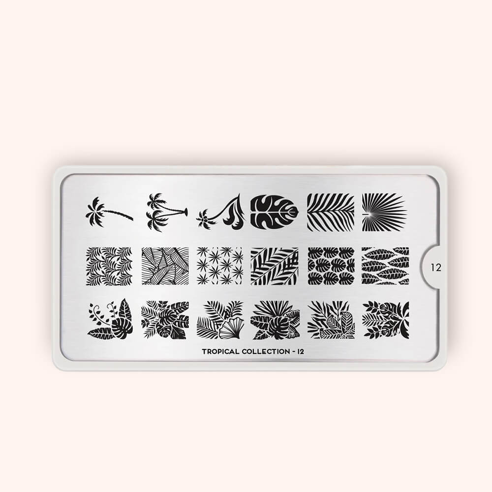 Plaque Stamping Tropical 12 - MoYou London