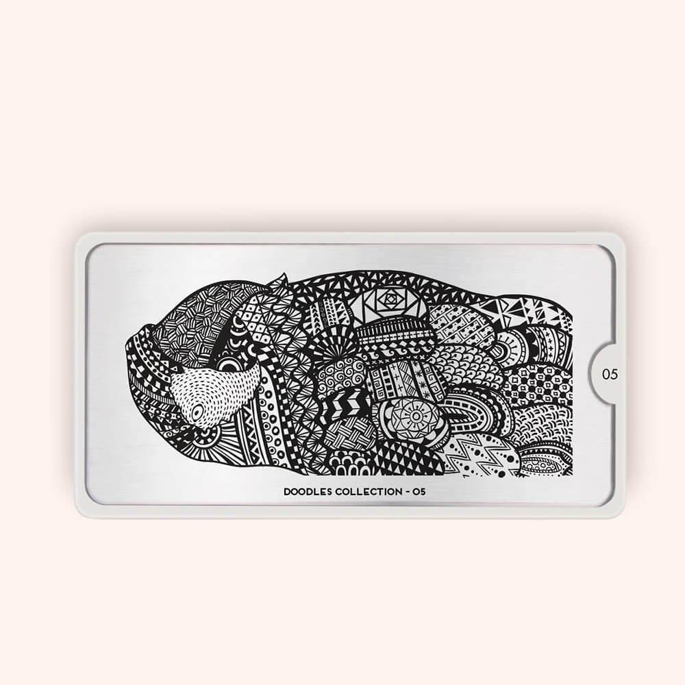 Plaque Stamping Doodles 05 - MoYou London