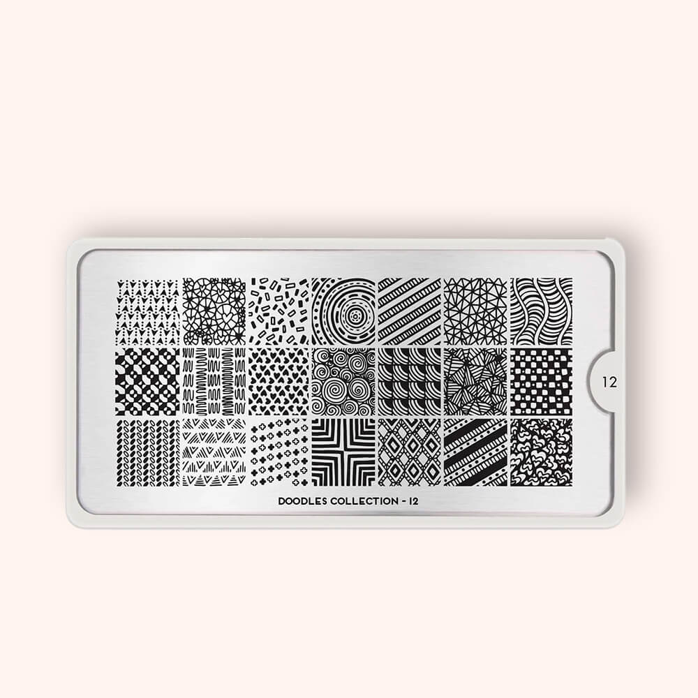 Plaque Stamping Doodles 12 - MoYou London