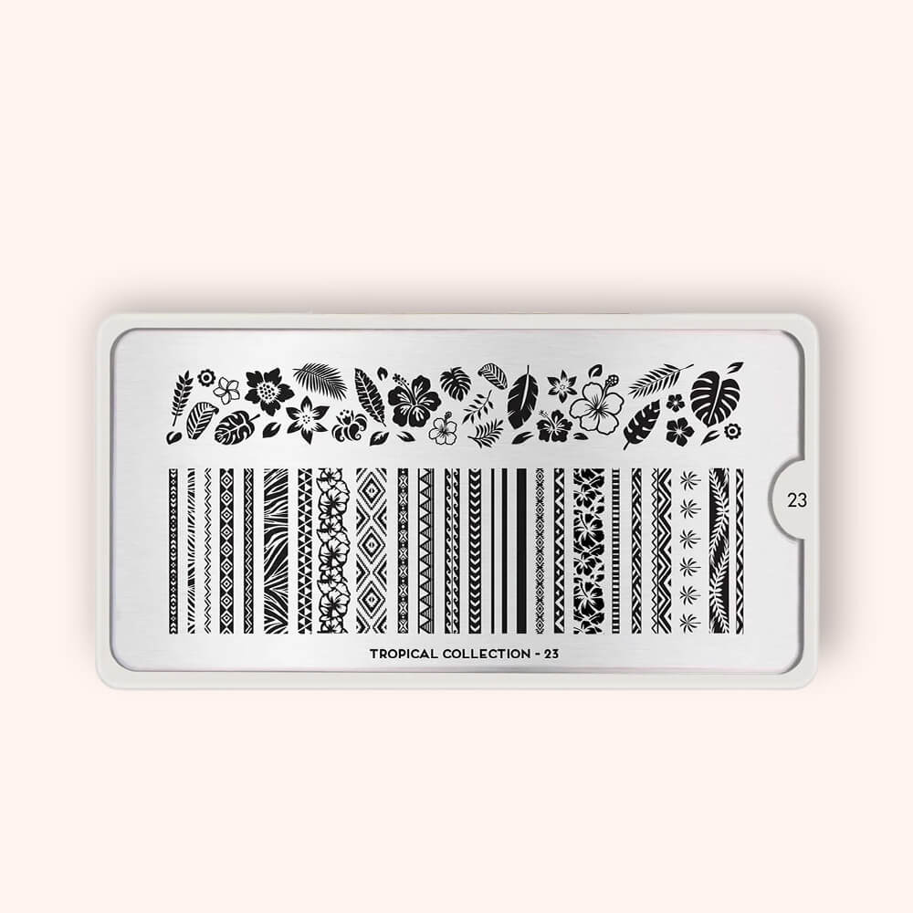 Plaque Stamping Tropical 23 - MoYou London