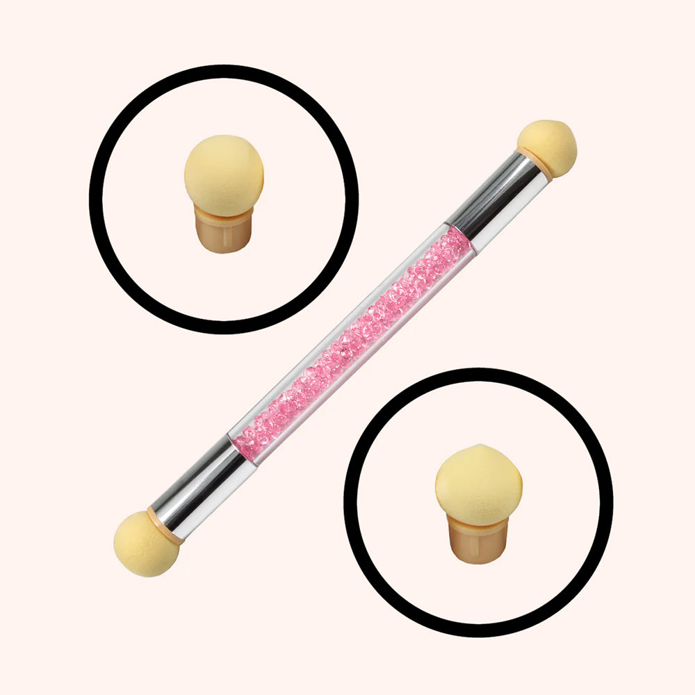 Le pinceau éponge double