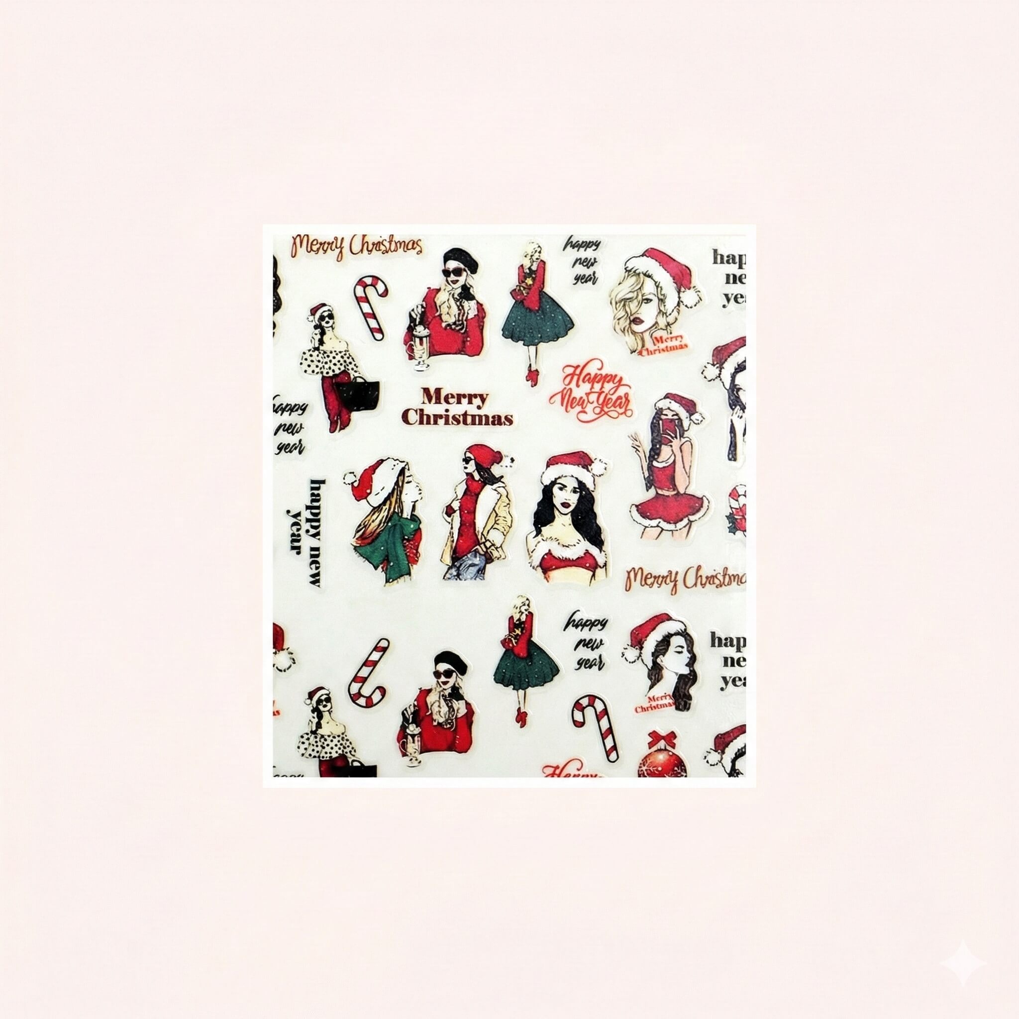 Nail Sticker Merry Christmas 2