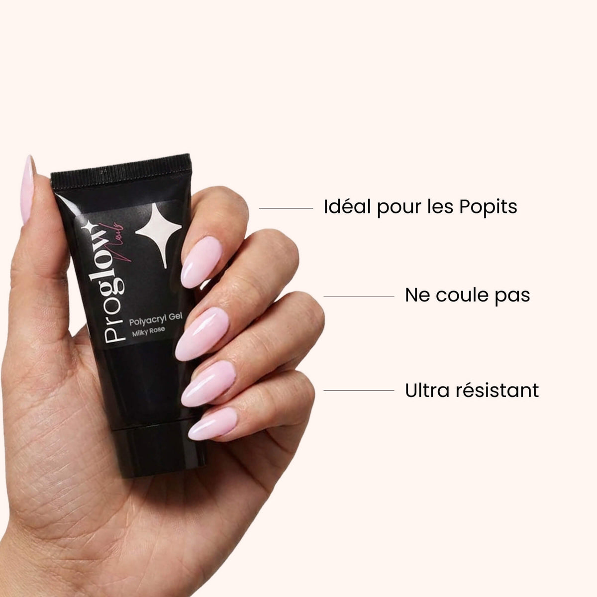 Polyacryl Gel Milky Rose 20ml
