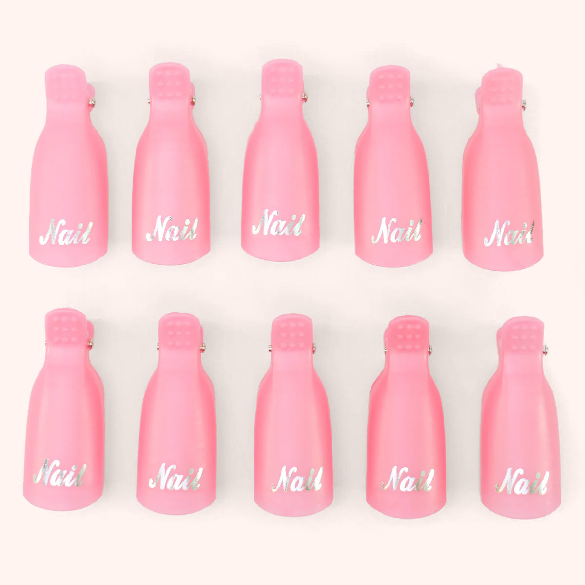 Nail Polish Remover Clips 10 pièces Taille S