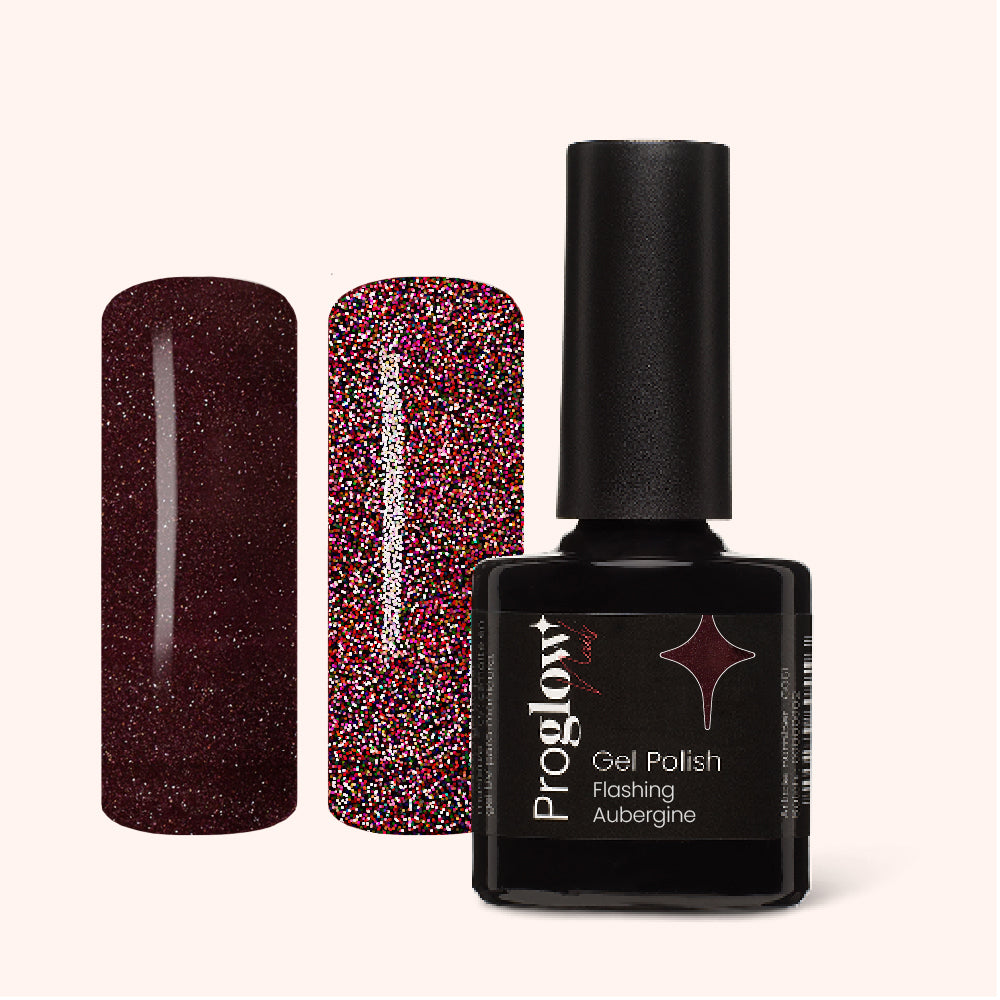 Vernis semi permanent couleur aubergine