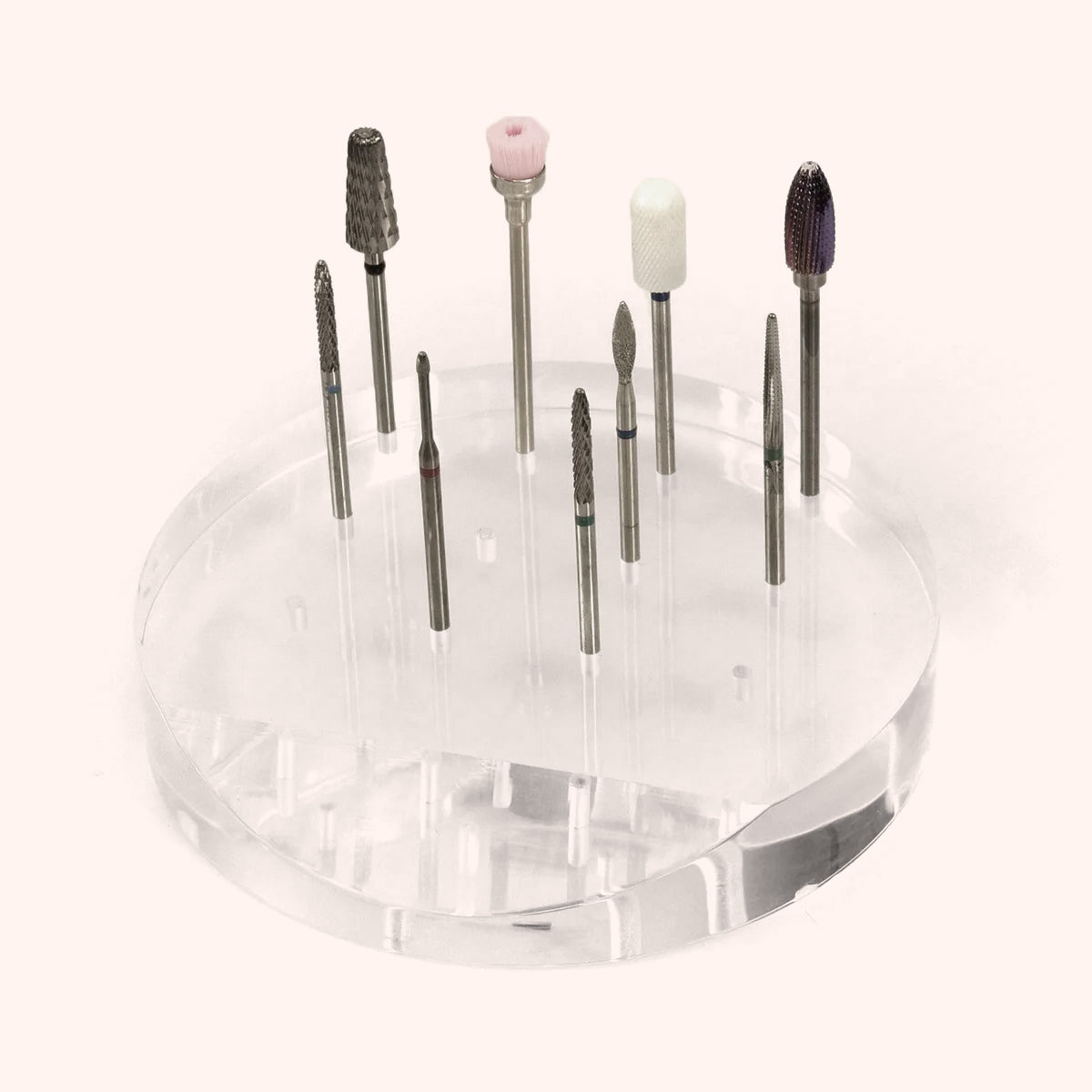 Support Transparent pour 12 Embouts