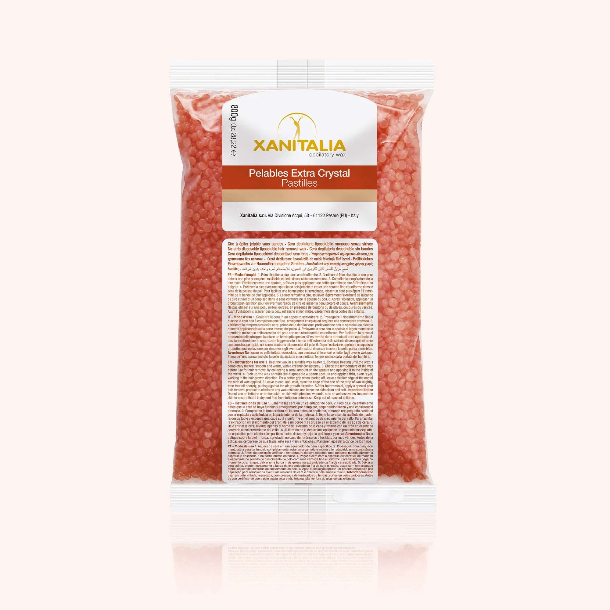 Xanitalia Waxing Pelables Hypoallergenic Orange