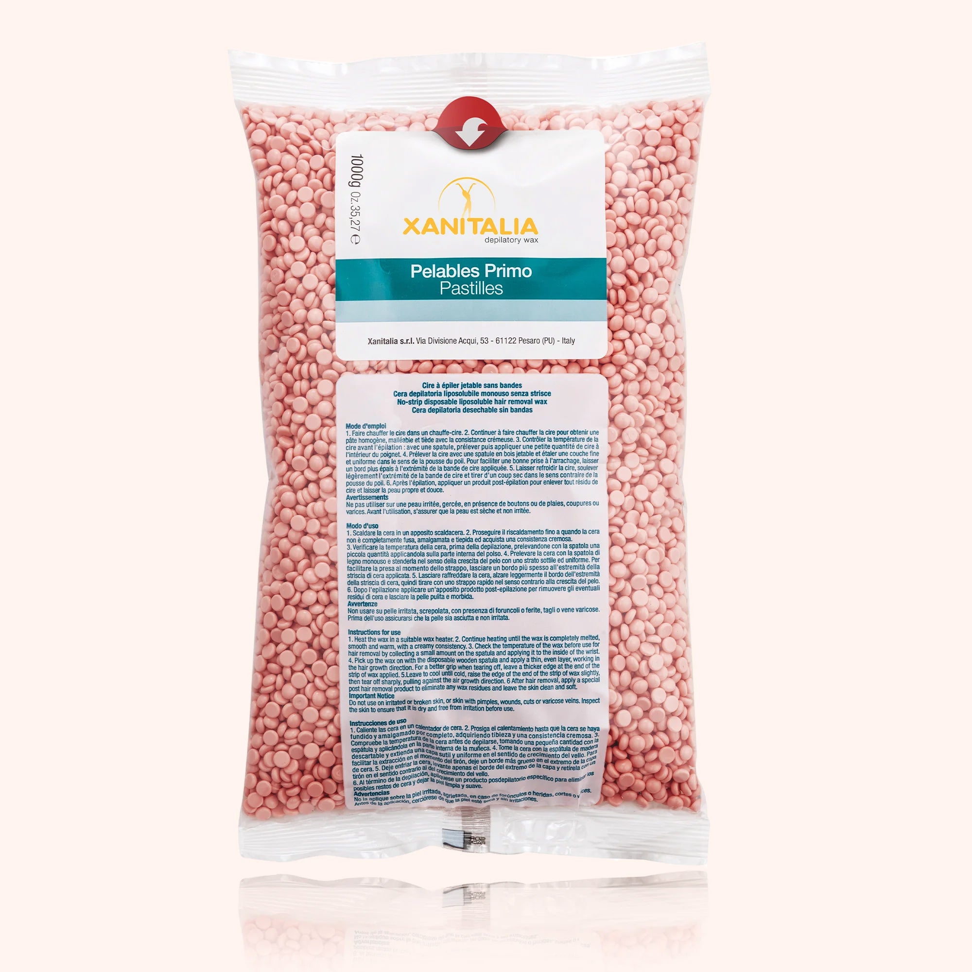 Xanilatia Waxing Pelables Brazilian System Rose