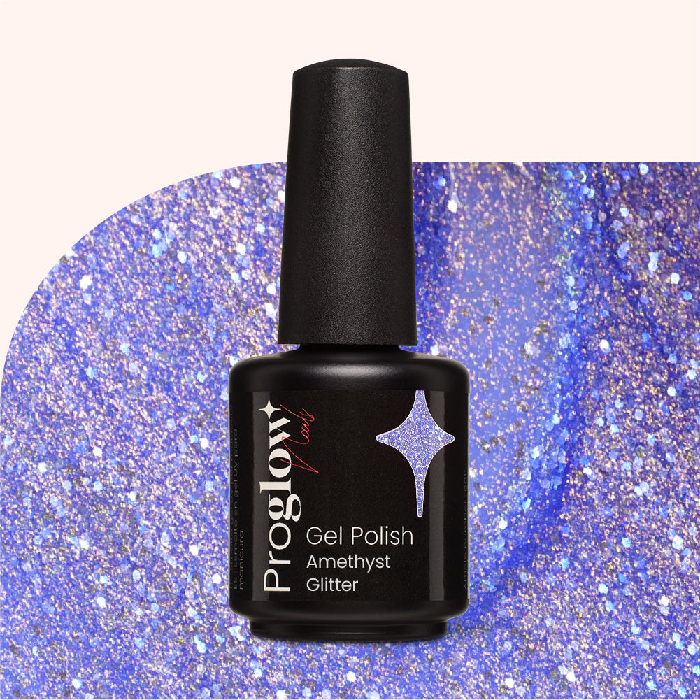 Gel Polish VSP Amethyst Glitter