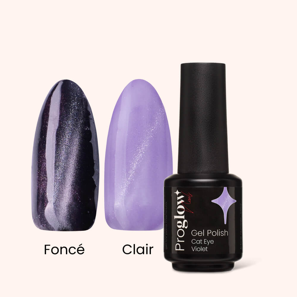Gel Polish VSP Crystal Cat Eye Violet