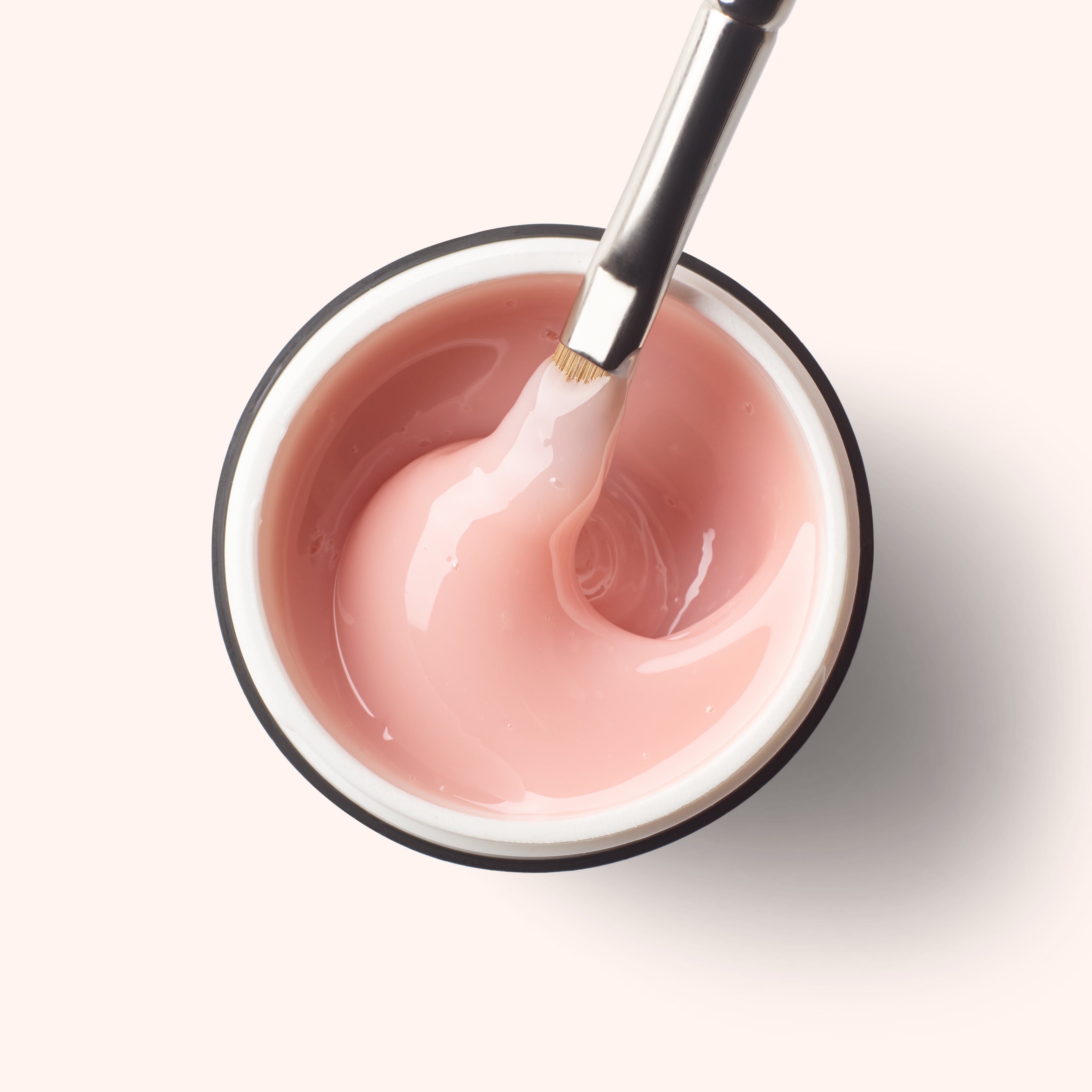 No File Builder Gel - sans Limage - Milky Rose