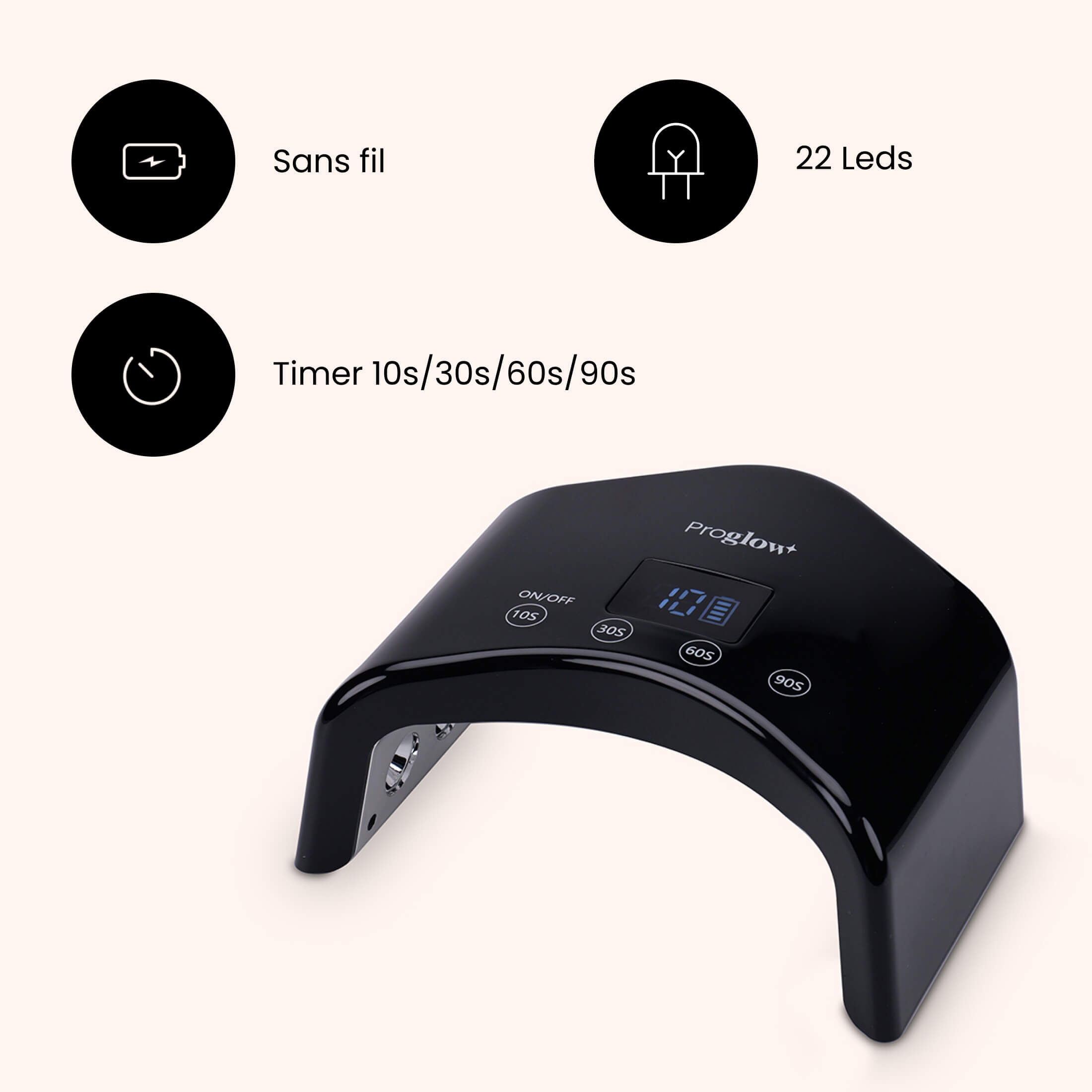 Proglow EasyGo UV/LED Lamp 24W - Sans fil