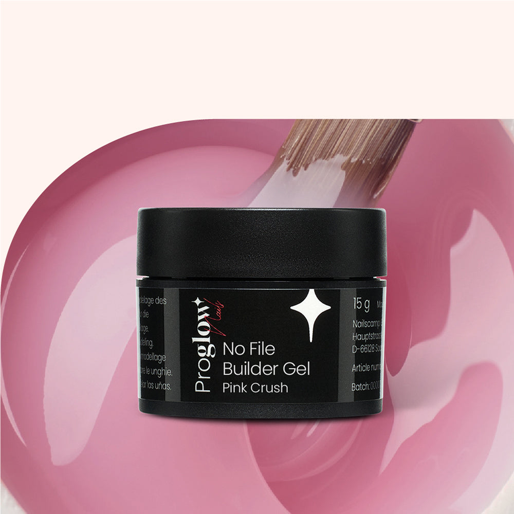 No File Builder Gel - sans Limage - Pink Crush
