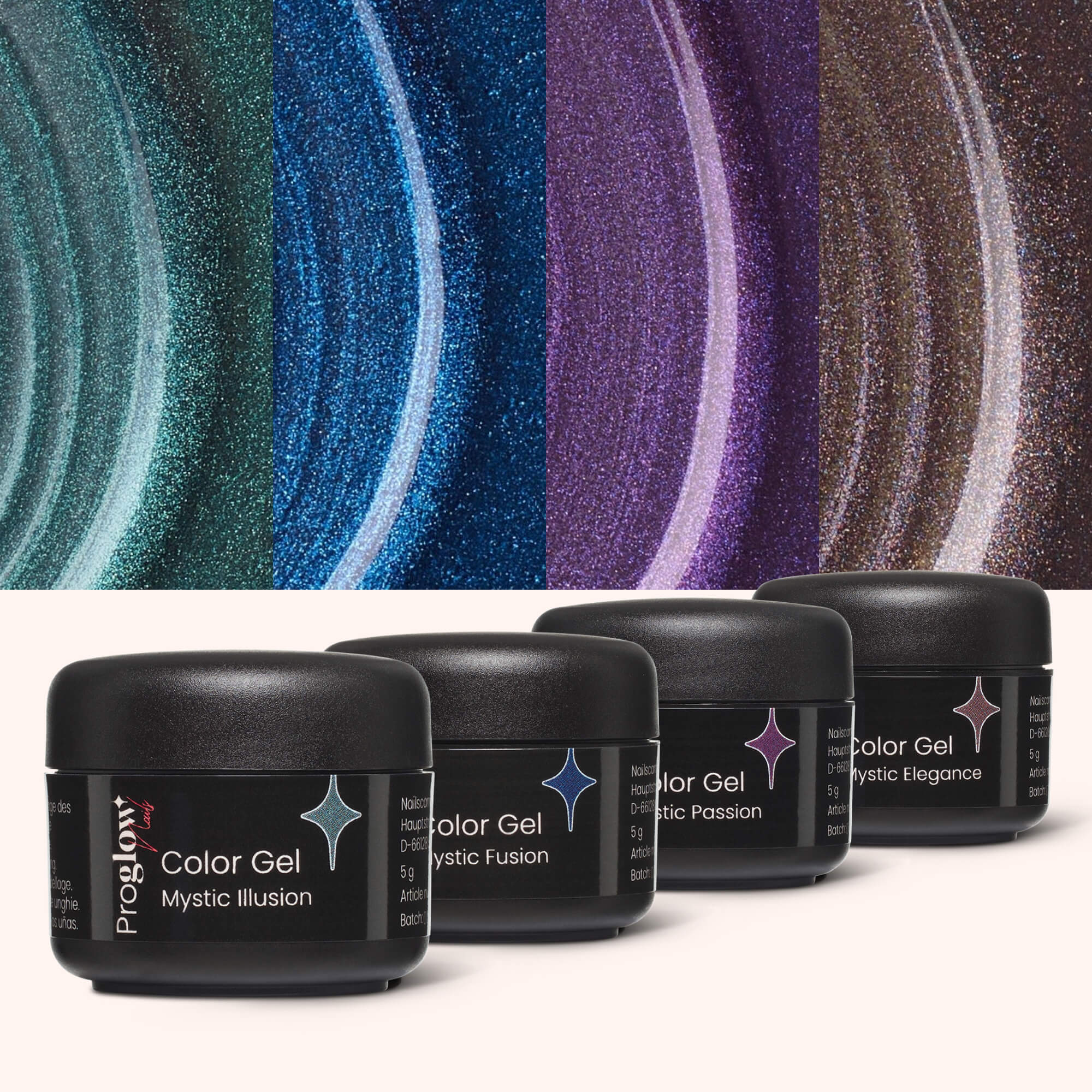 Coffret Gel UV Mystique - 4 Couleurs Captivantes