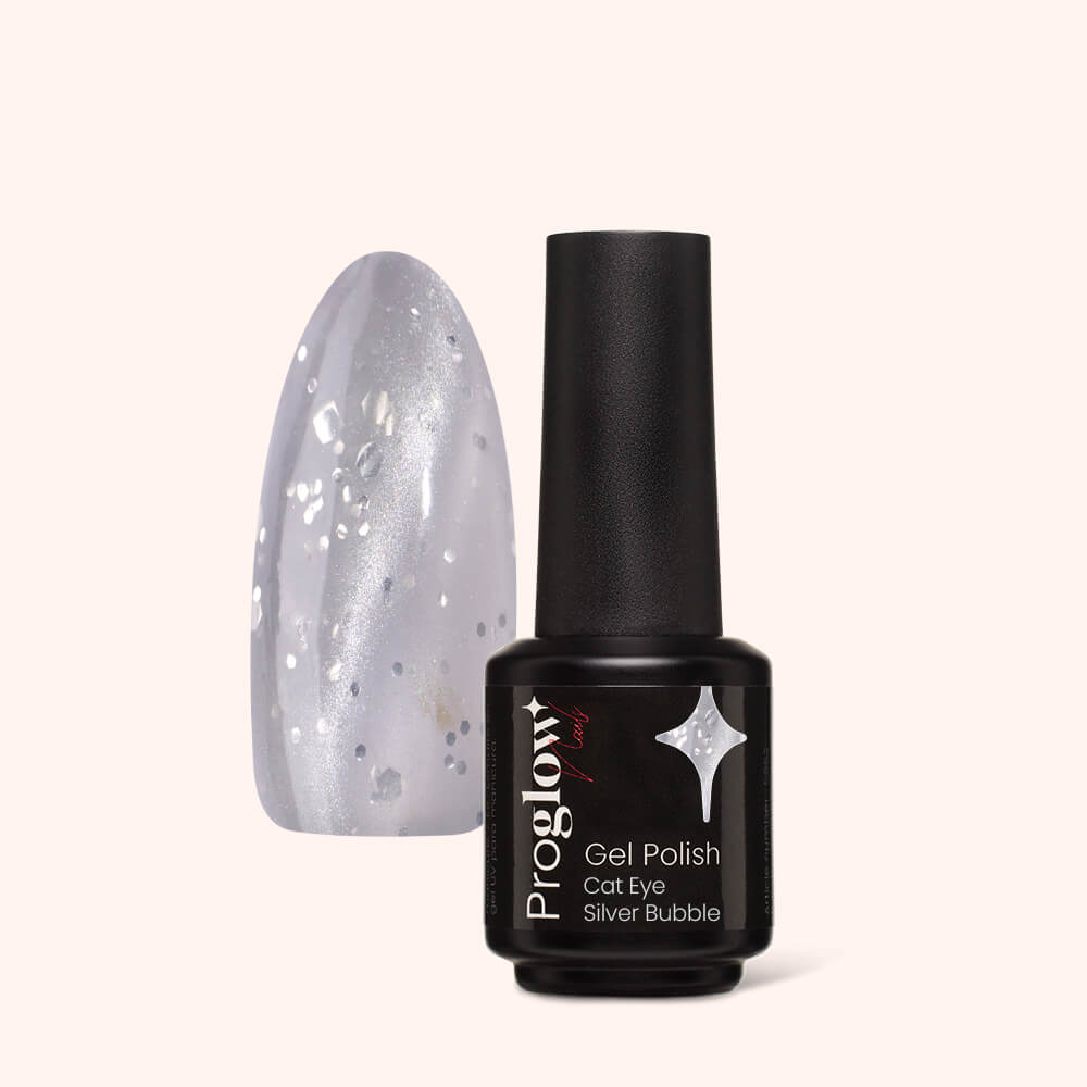 Gel Polish VSP Cat Eye Silver Bubble