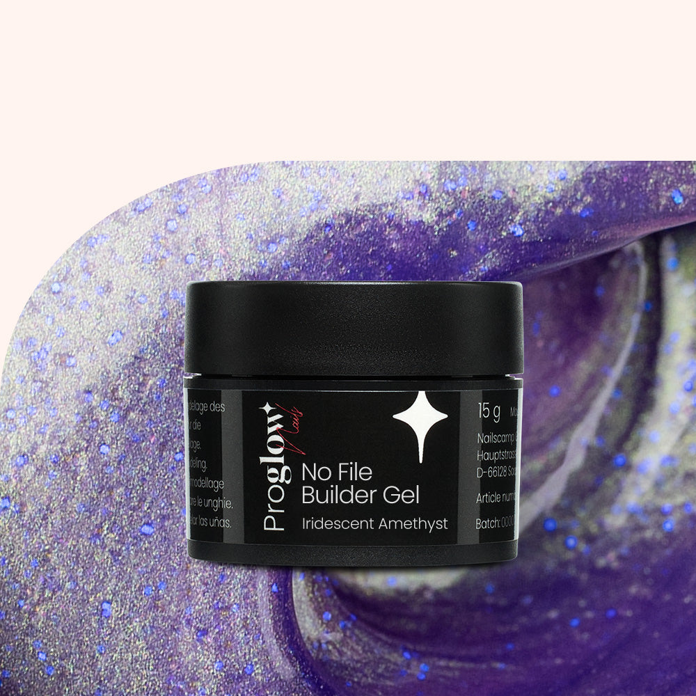 No File Builder Gel - sans Limage - Iridescent Amethyst