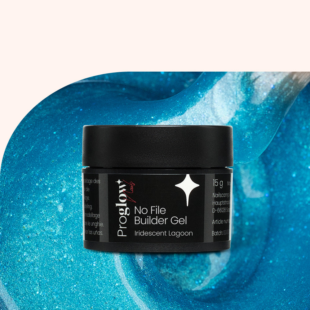 No File Builder Gel - sans Limage - Iridescent Lagoon