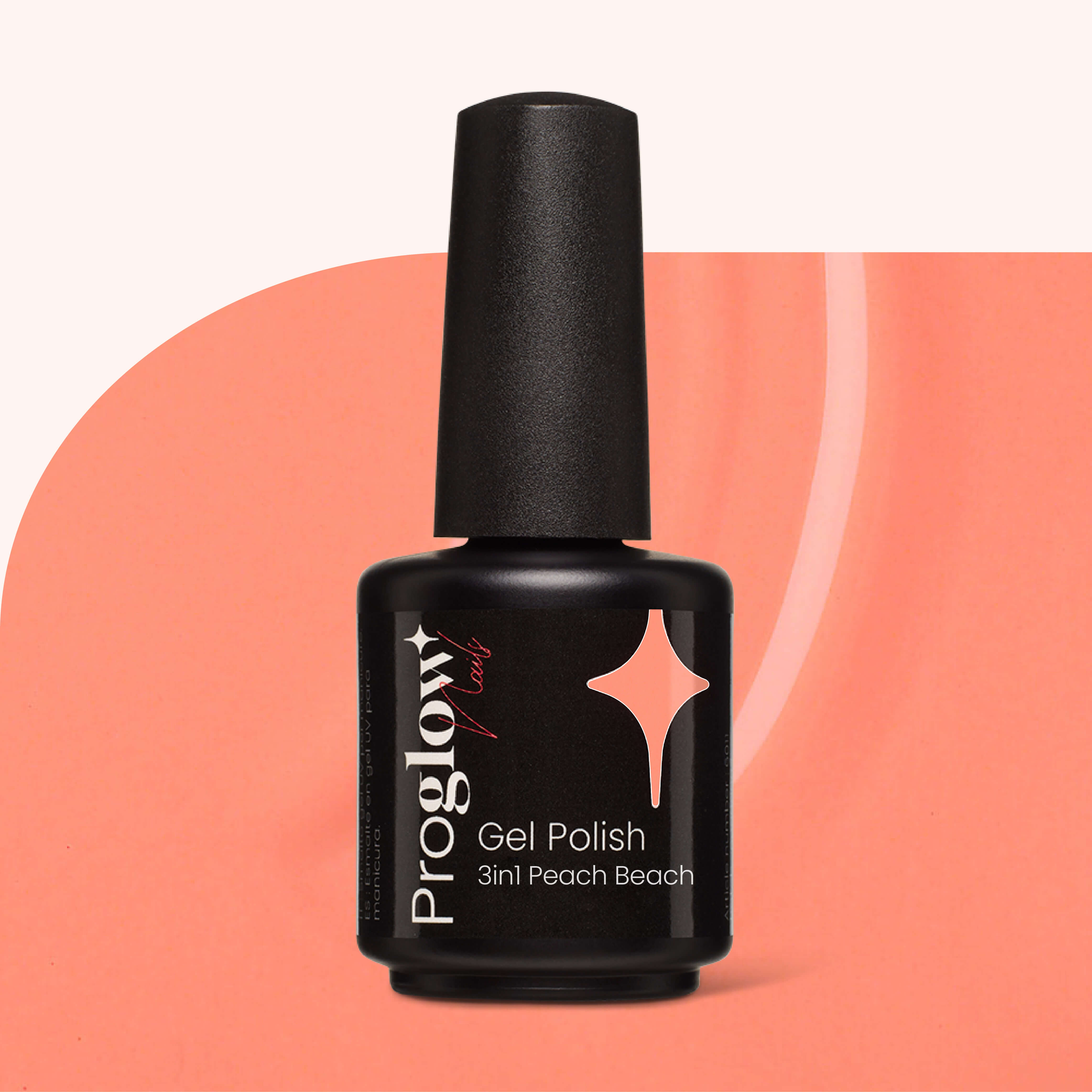 Gel Polish VSP 3in1 No Wipe Peach Beach