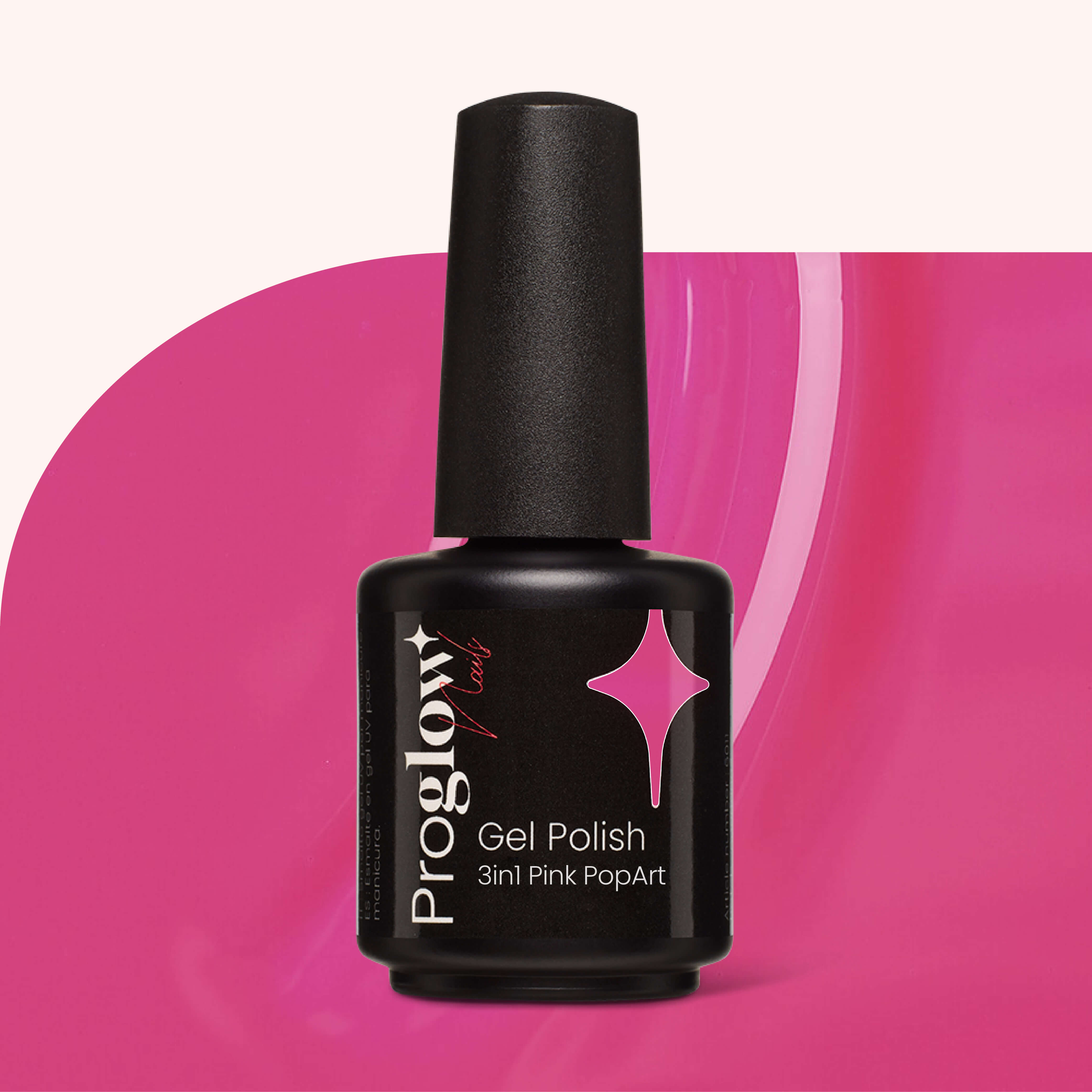 Gel Polish VSP 3in1 No Wipe Pink PopArt