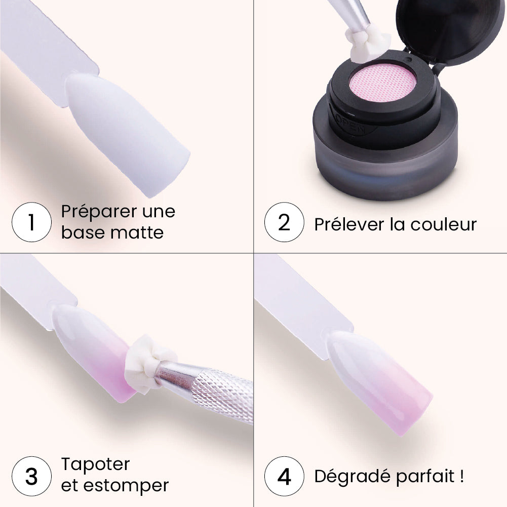 Ombré VSP in a Pot Dark Violet