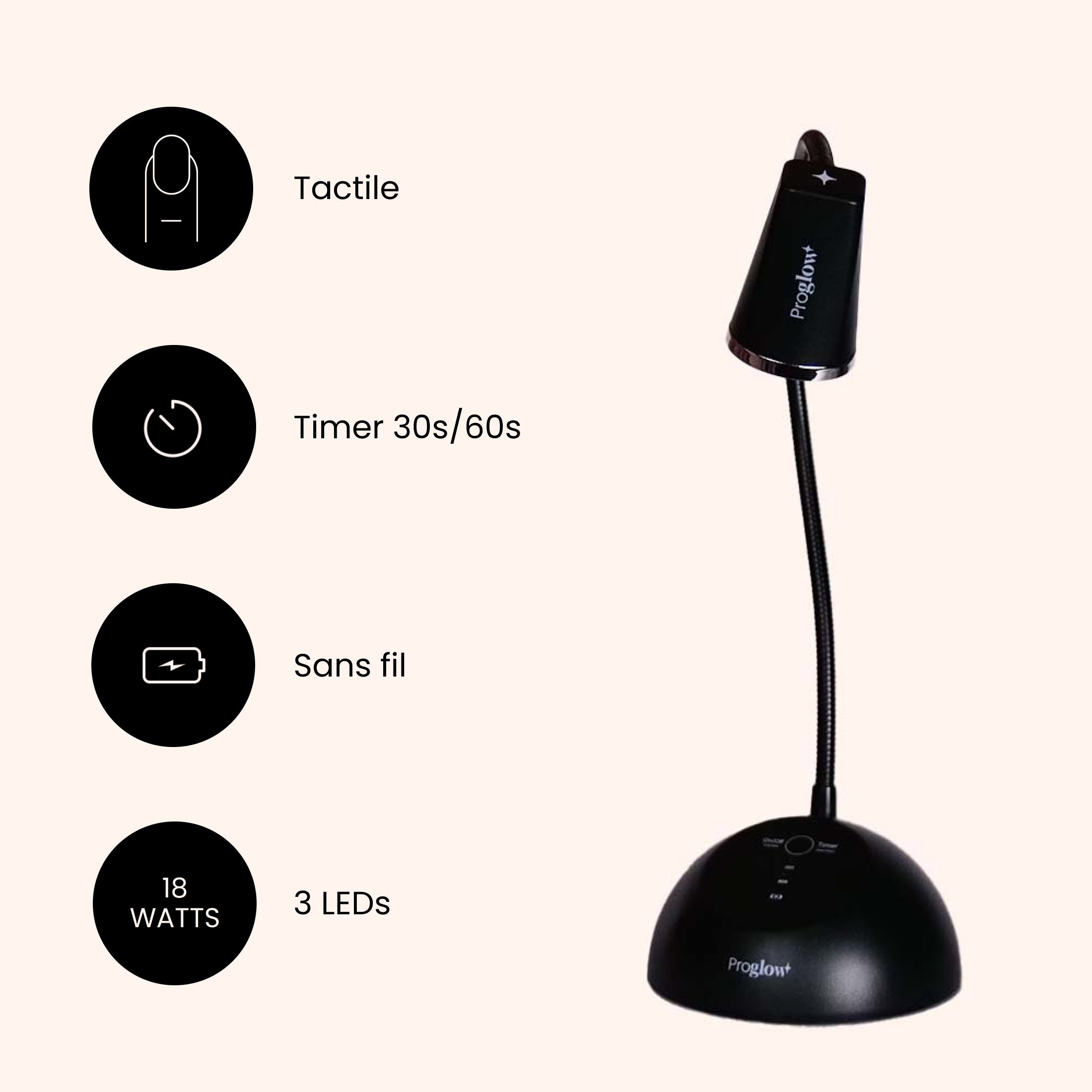 Studioline UV/LED Touch Lamp 18W