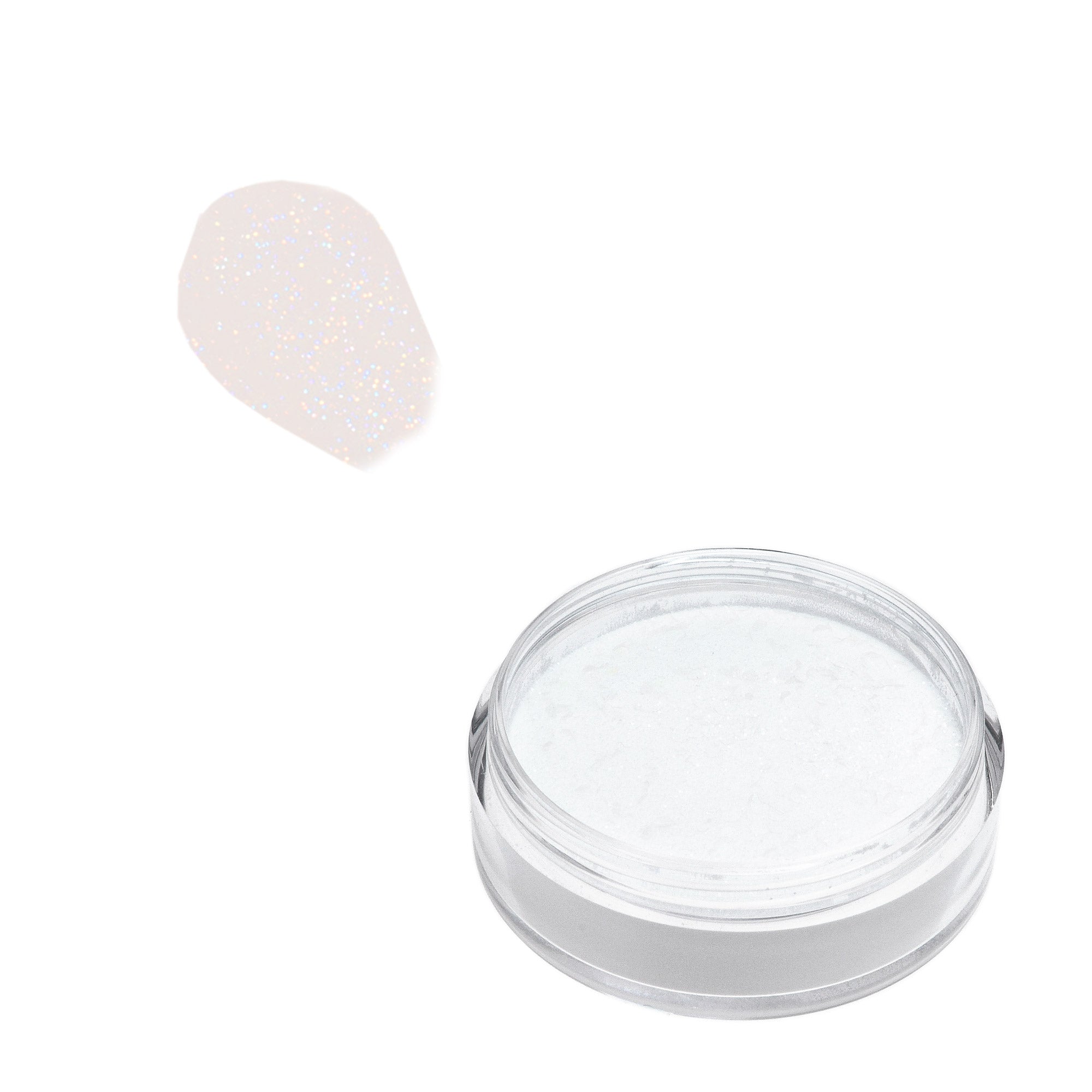 Acrylic Powder 10 g - White Glitter