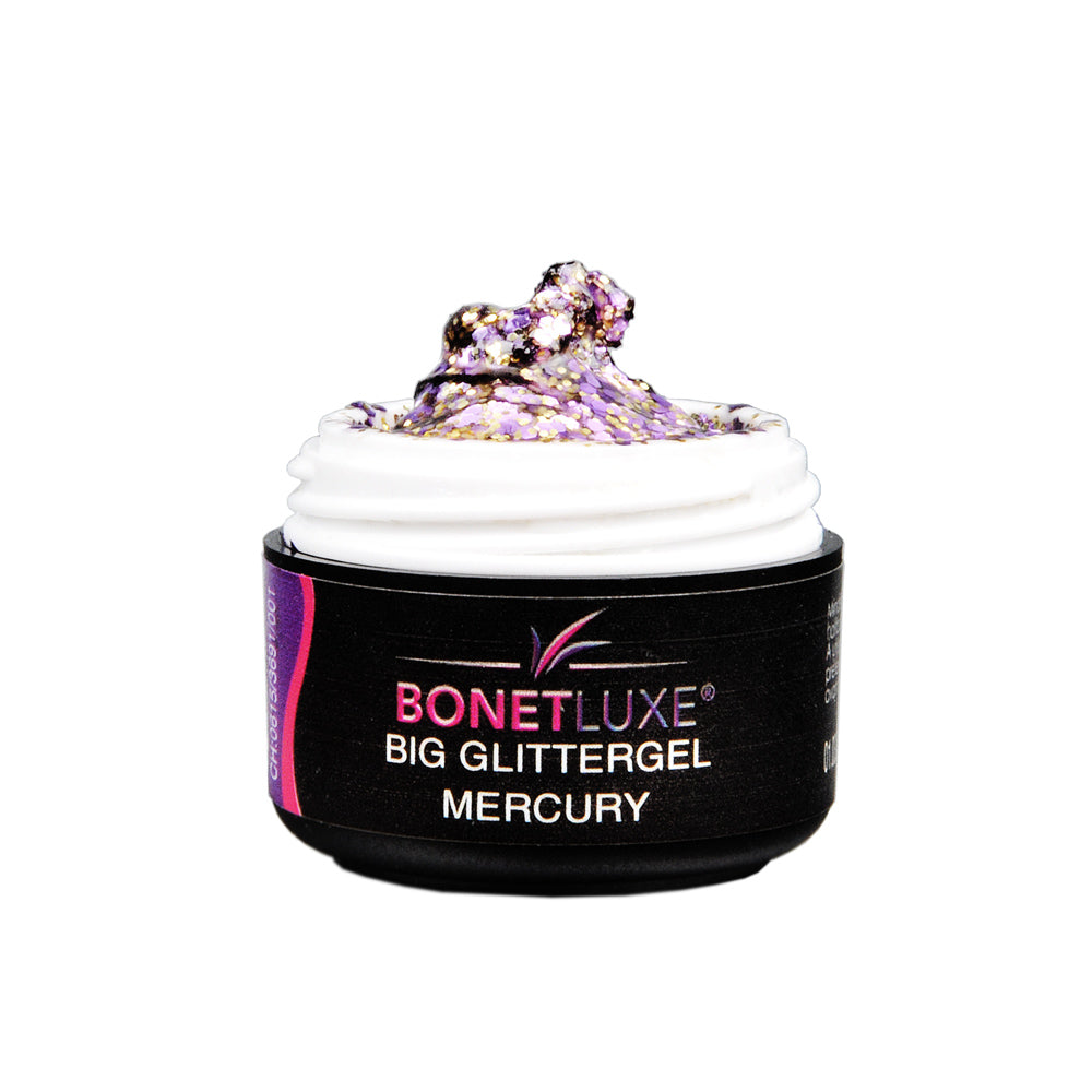 Big Glitter Gel Mercury