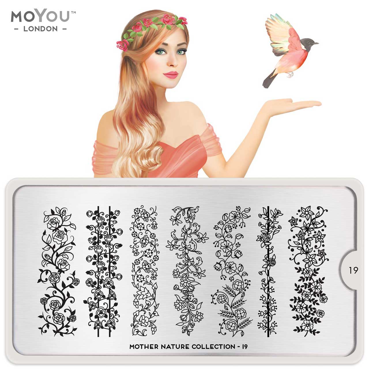 Plaque Stamping Mother Nature 19 - MoYou London