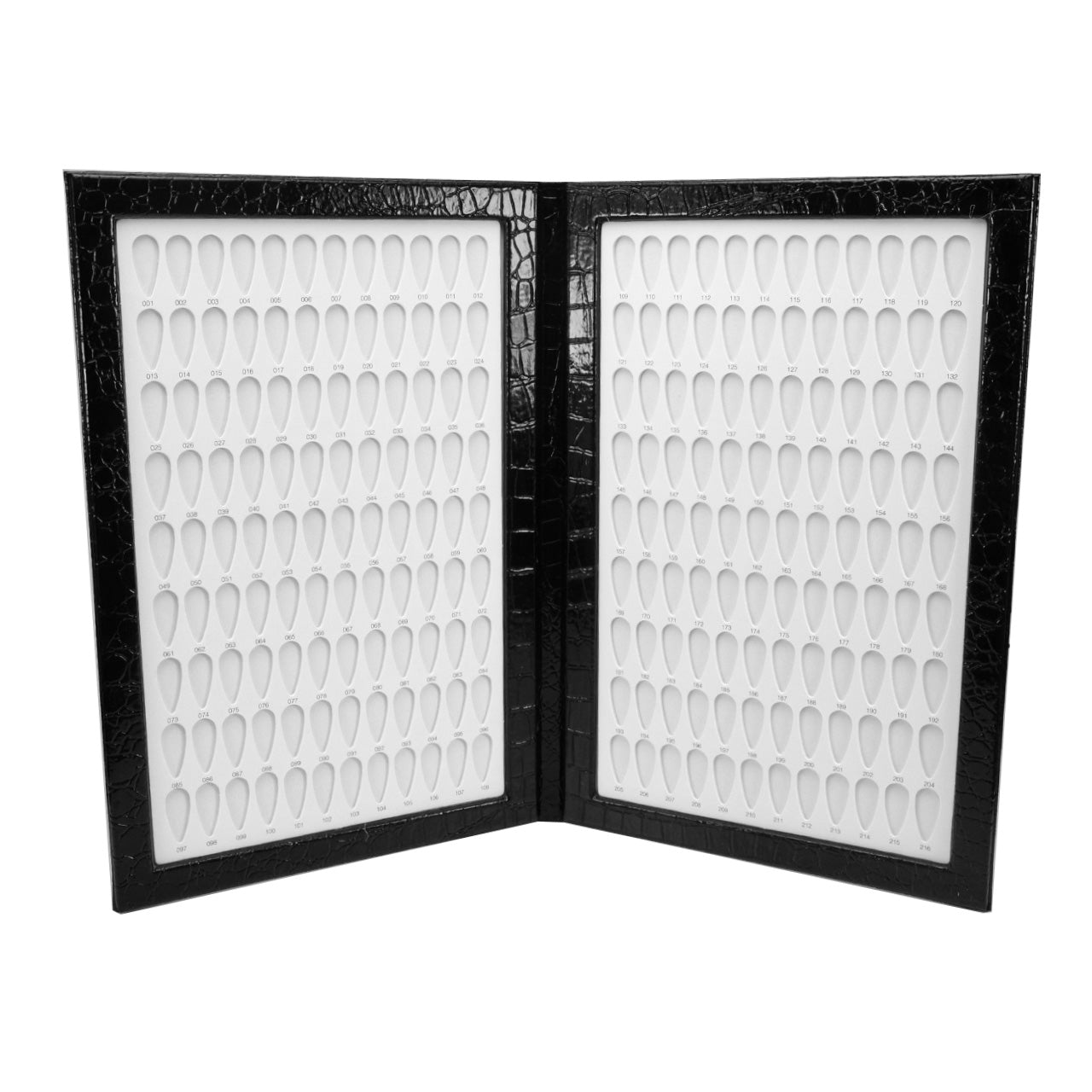 Color Tips Book black croco 216 emplacements avec 240 capsules