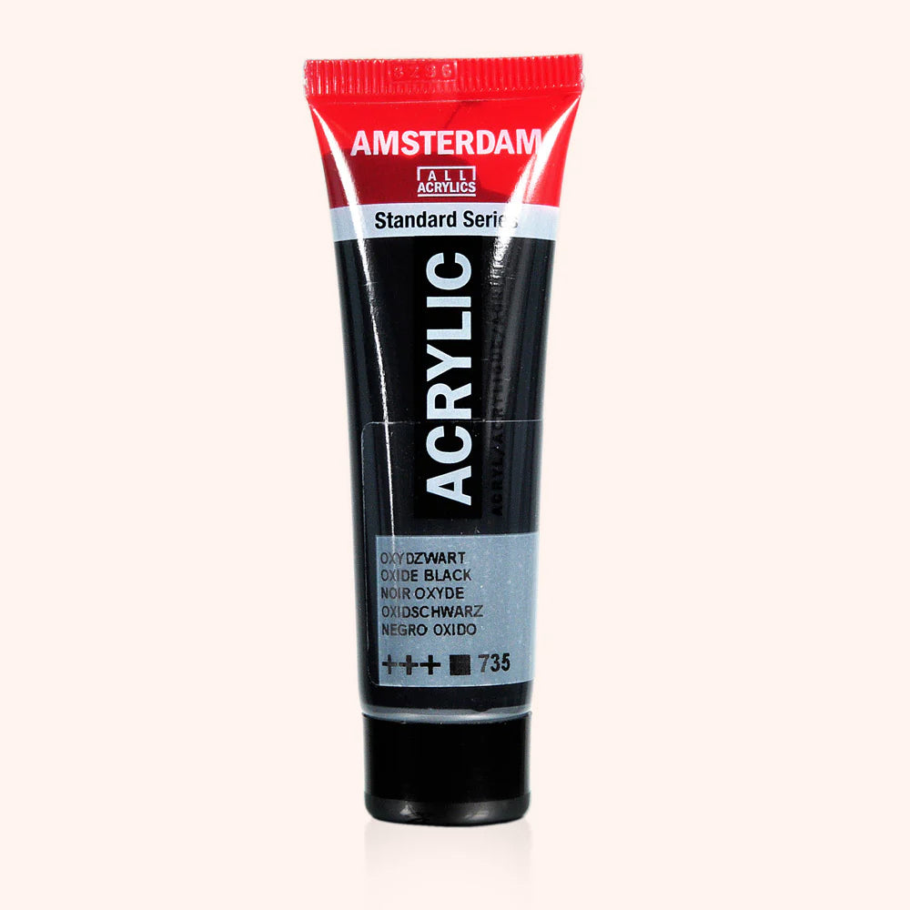 Couleur acrylique 20 ml noir