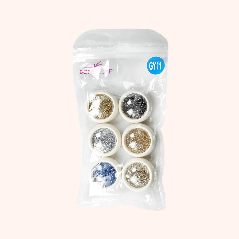 Kit de paillettes GY-11 - 6 couleurs