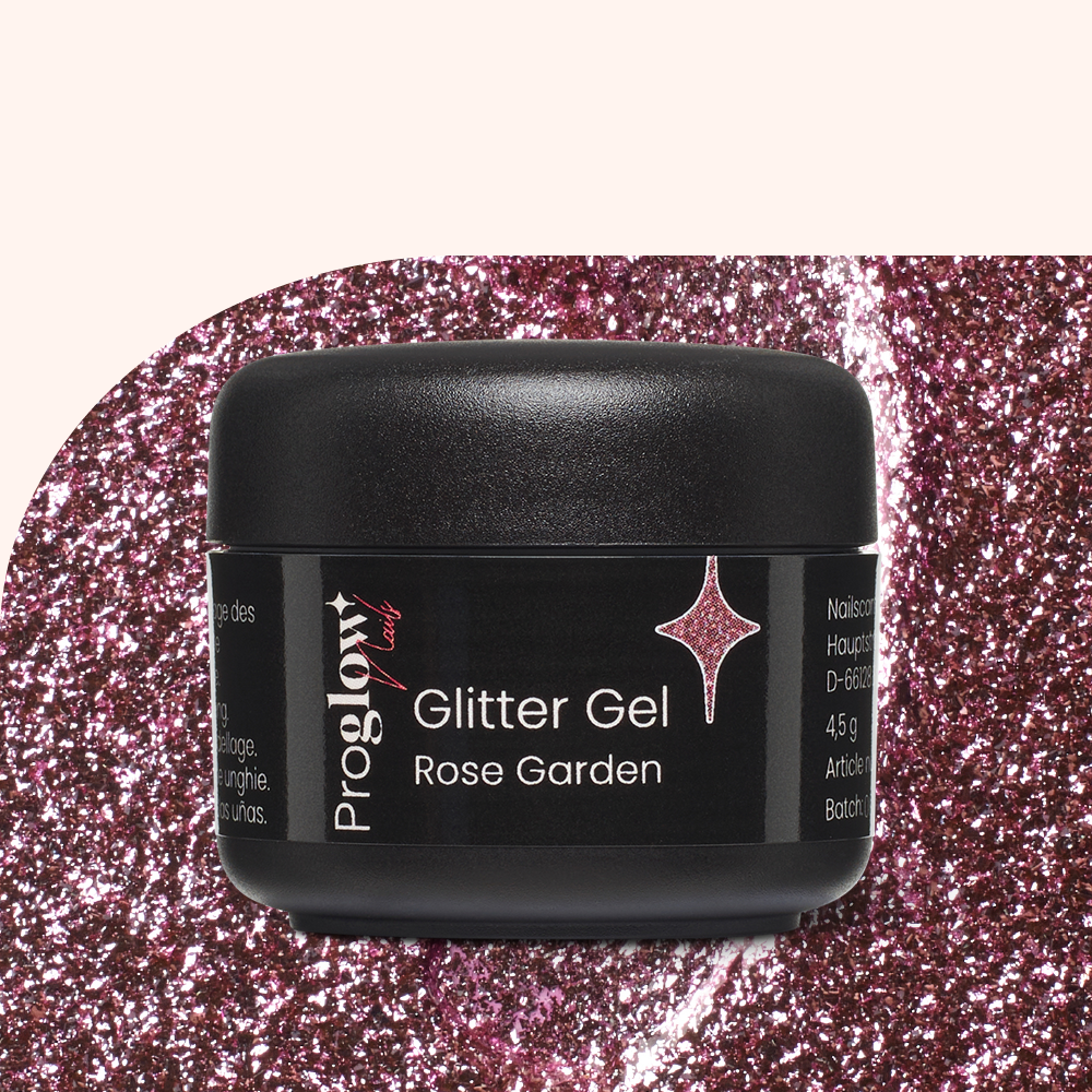 Glam Glitter Gel Rose Garden