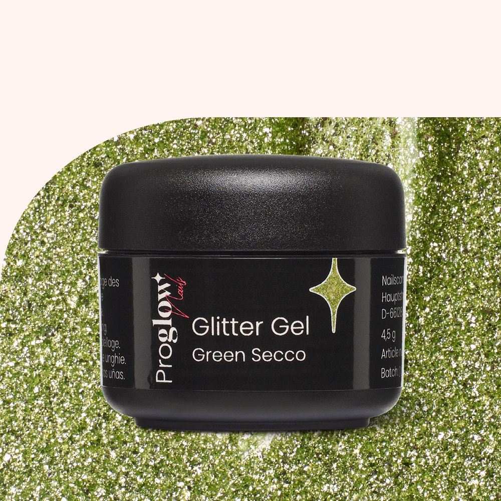 Bonetluxe Glam Glitter Gel Green-Secco