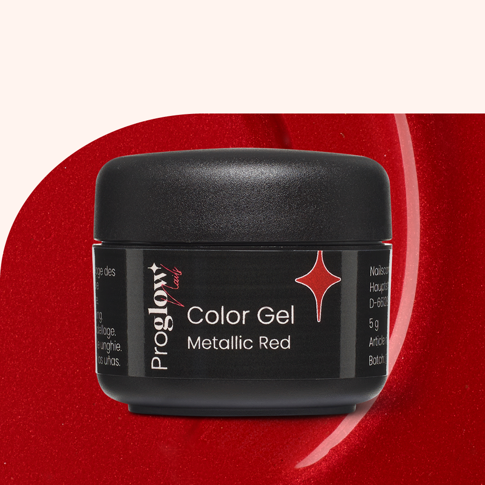 Color Gel Metallic Red