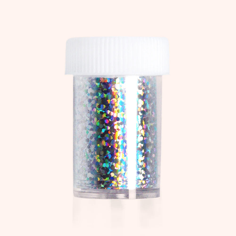 Papier Foil Silver Glitter