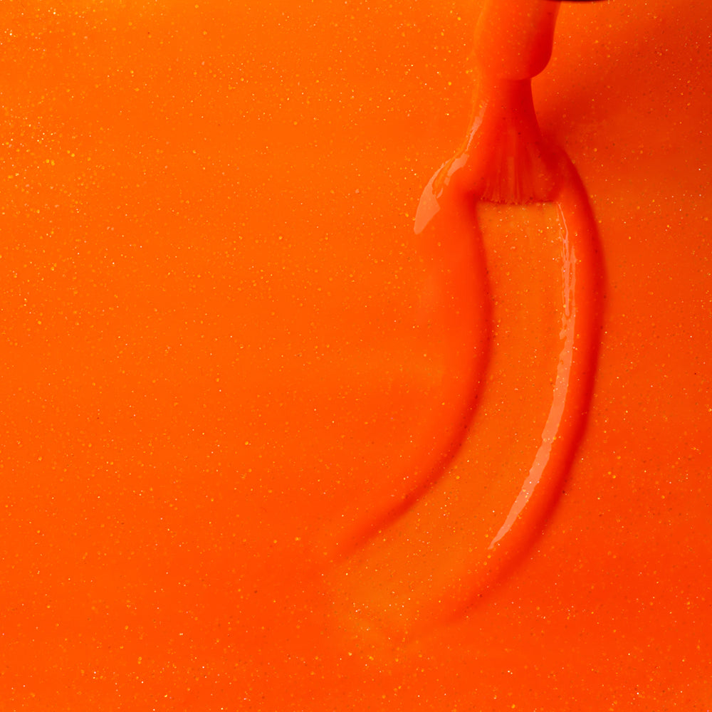  Gel Polish VSP Neon Orange Glitter 2