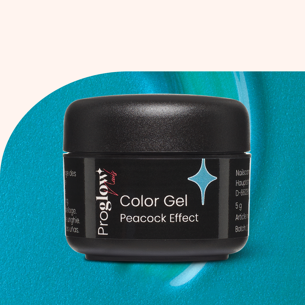 Color Gel Peacock Effect