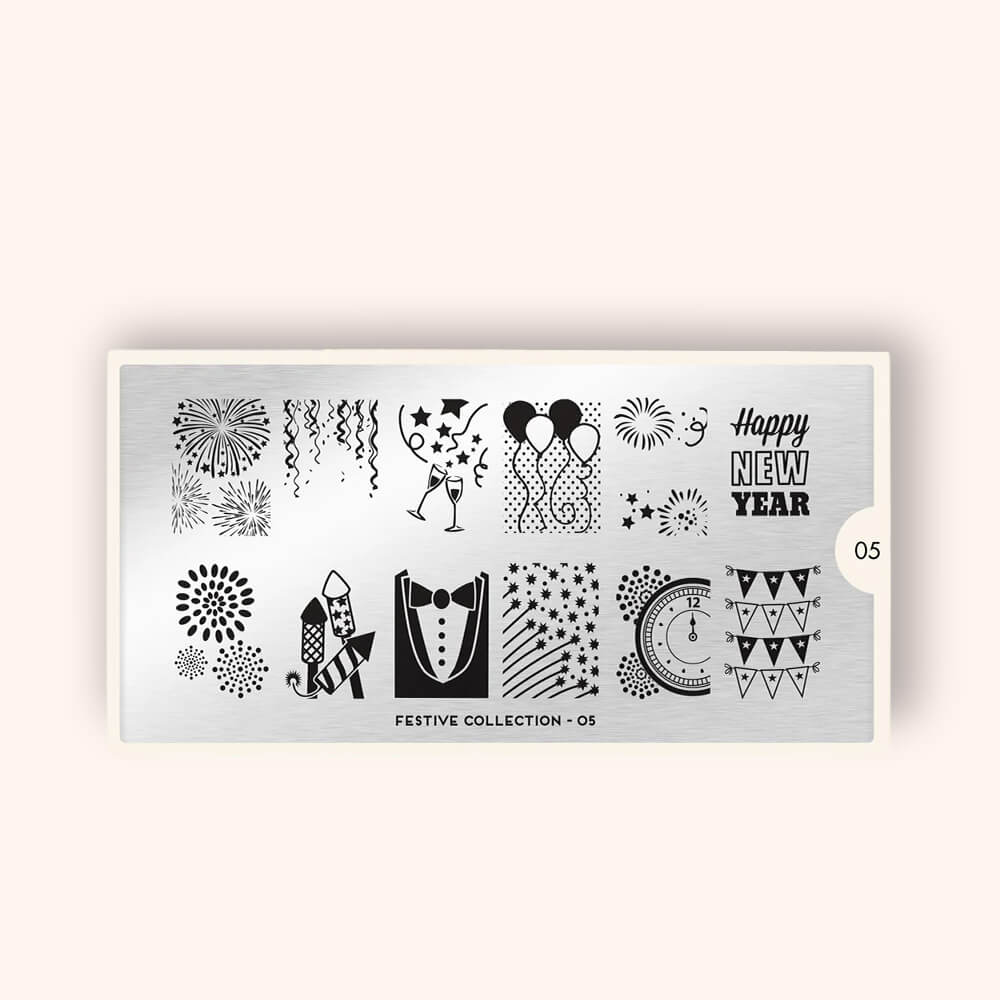 Plaque Stamping Festive 05 - MoYou London