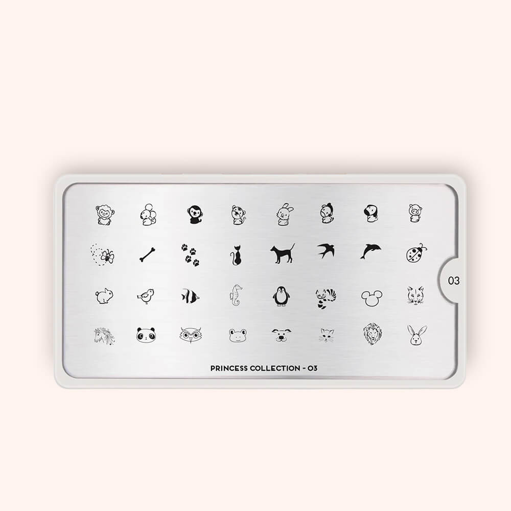 Plaque Stamping Princess 03 - MoYou London