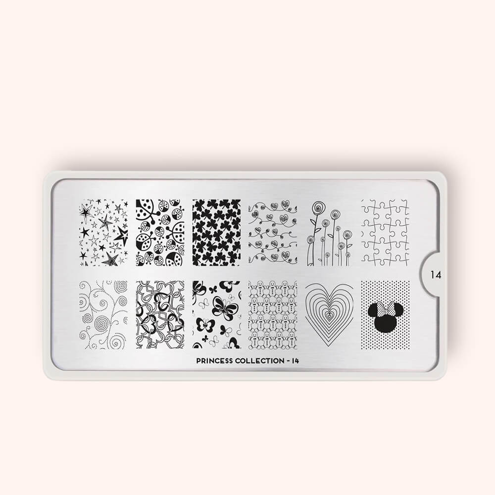 Plaque Stamping Princess 14 - MoYou London