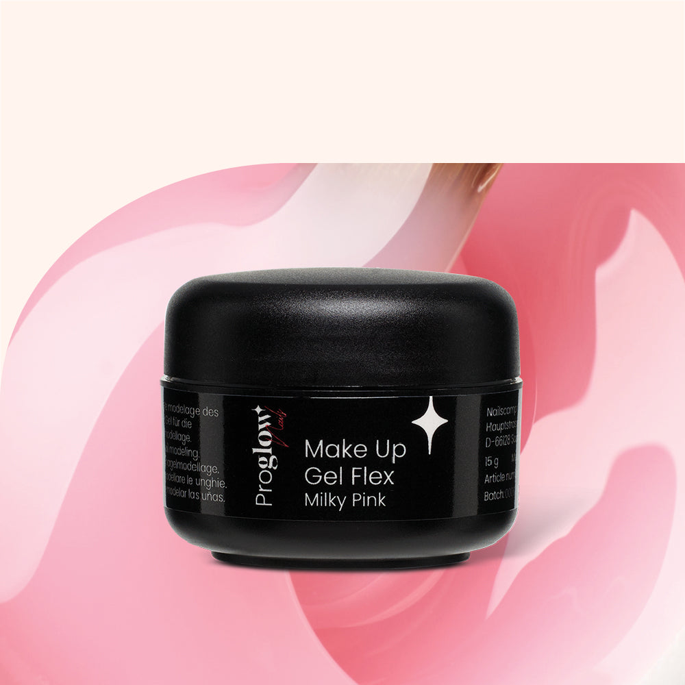 Make Up Gel Flex Milky Pink