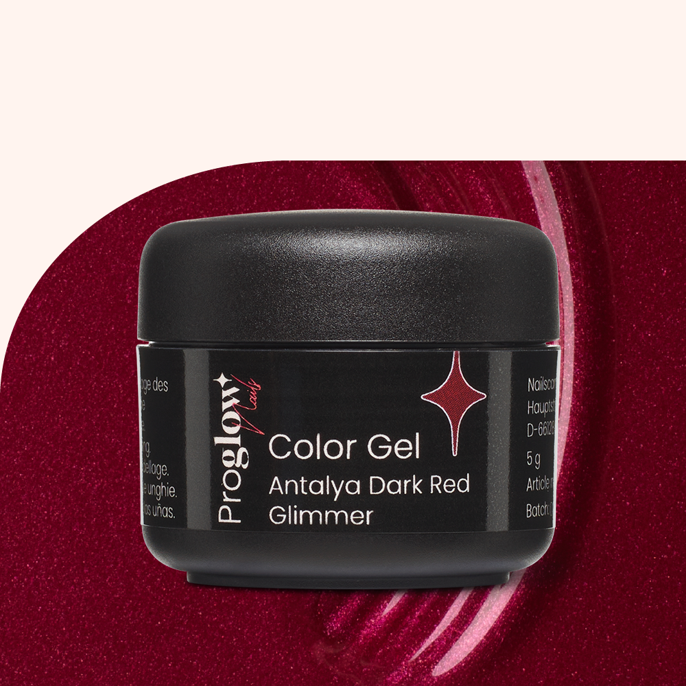 Color Gel Antalya Dark Red Glimmer