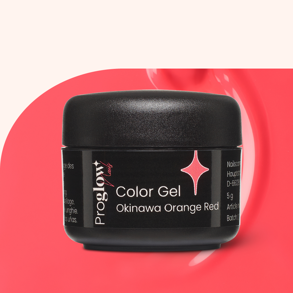 Color Gel Okinawa Orange Red